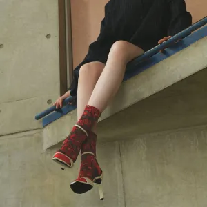 021132456 Merino Wool Camellia Float LC Socks