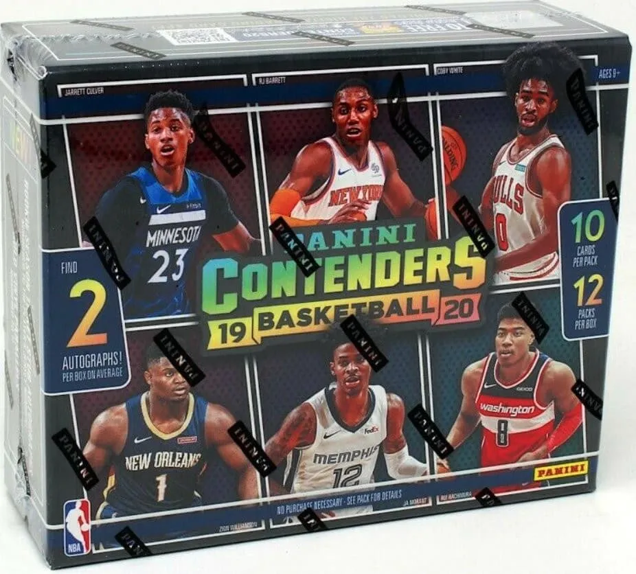 2019-20 Panini Contenders Basketball Hobby Trading Cards
