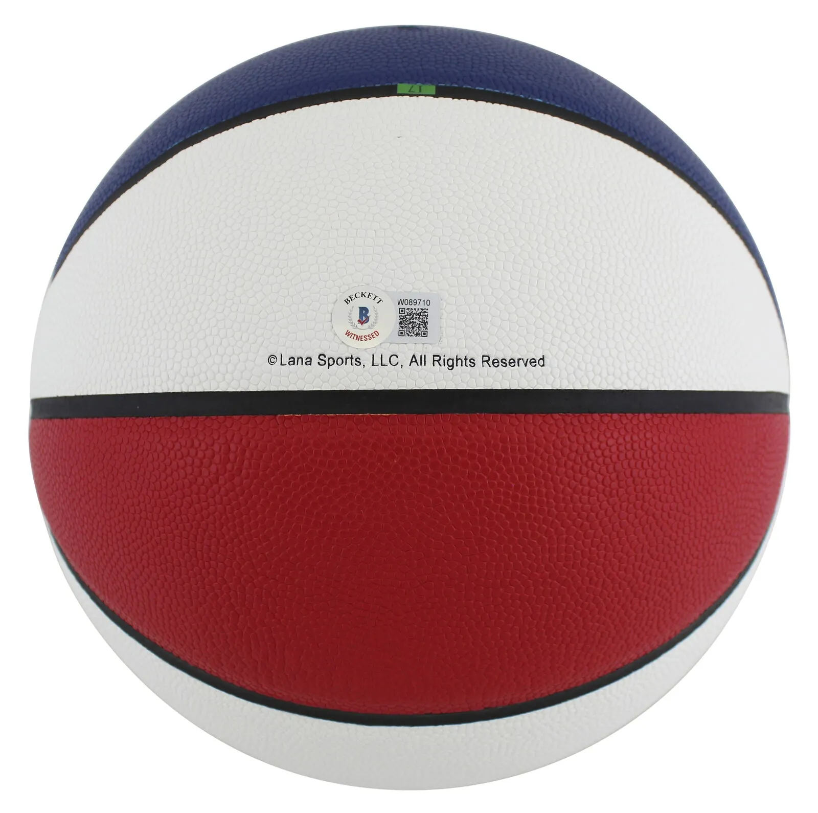 76ers Julius "Dr. J" Erving Authentic Signed ABA Basketball BAS Witnessed