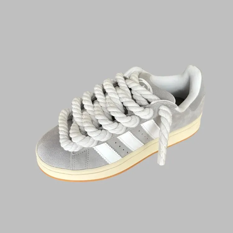 Adidas campus grey&white