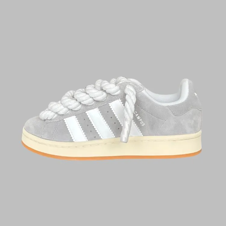 Adidas campus grey&white