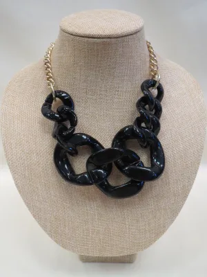 ADO | Black & Gold Chain Necklace