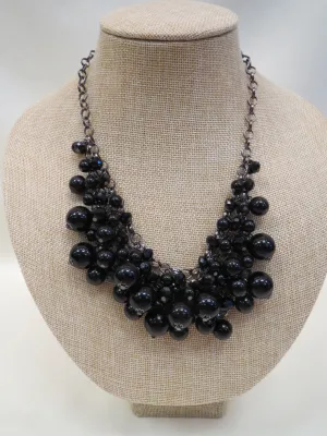 ADO | Black Pearl Chunky Necklace