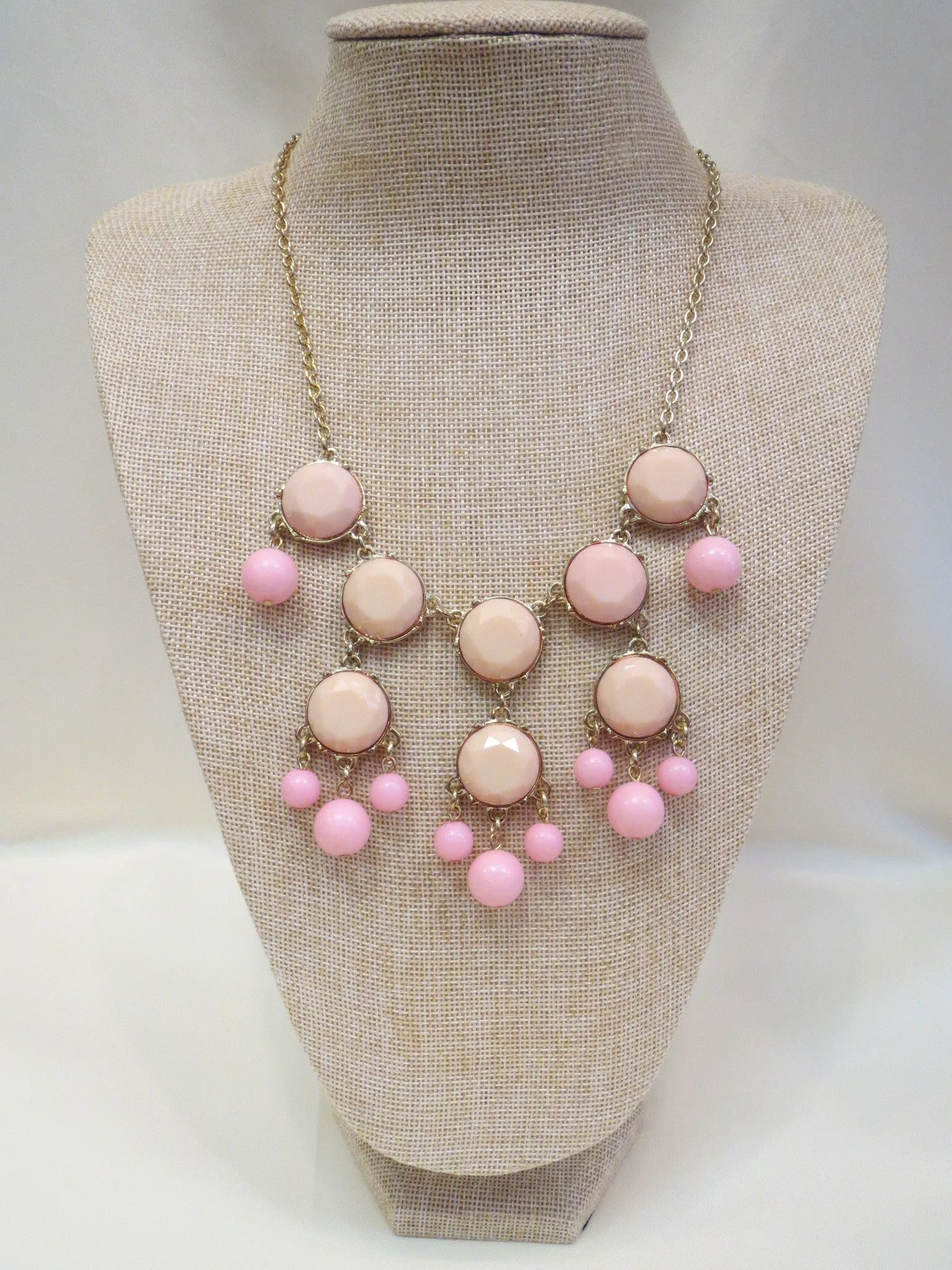 ADO | Bubble Necklace Two-Tone Baby Pink