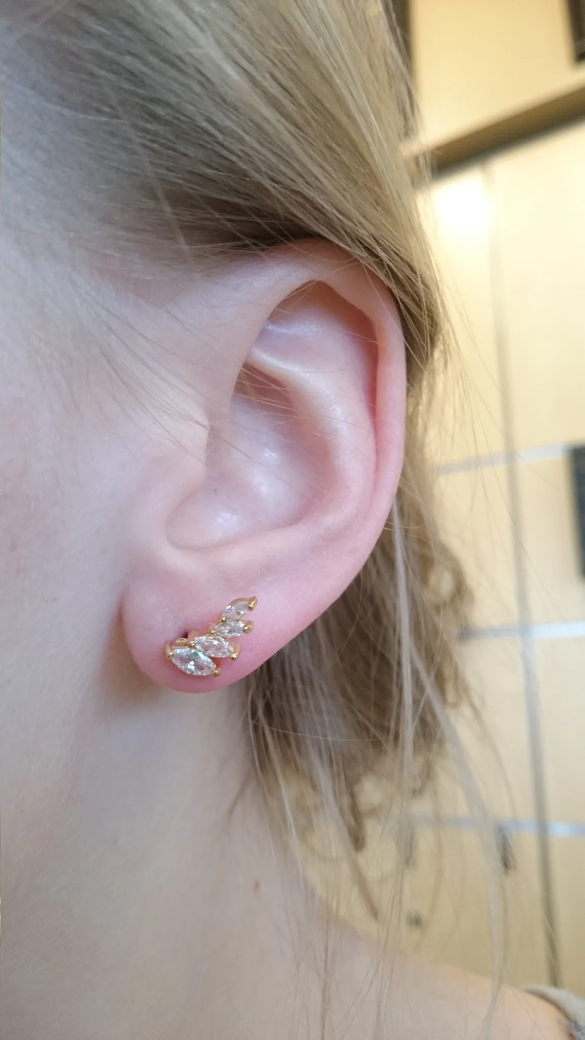 ADO | Crawler Earrings Gold X-Small