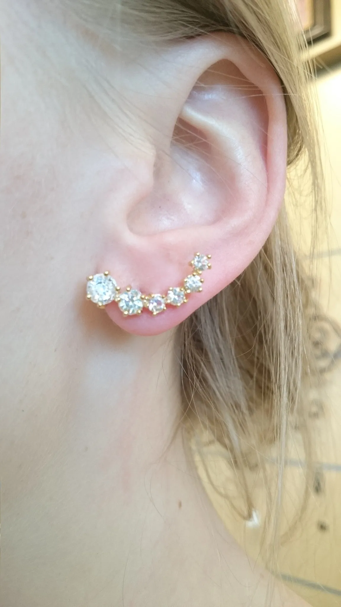 ADO | Crawler Earrings Gold