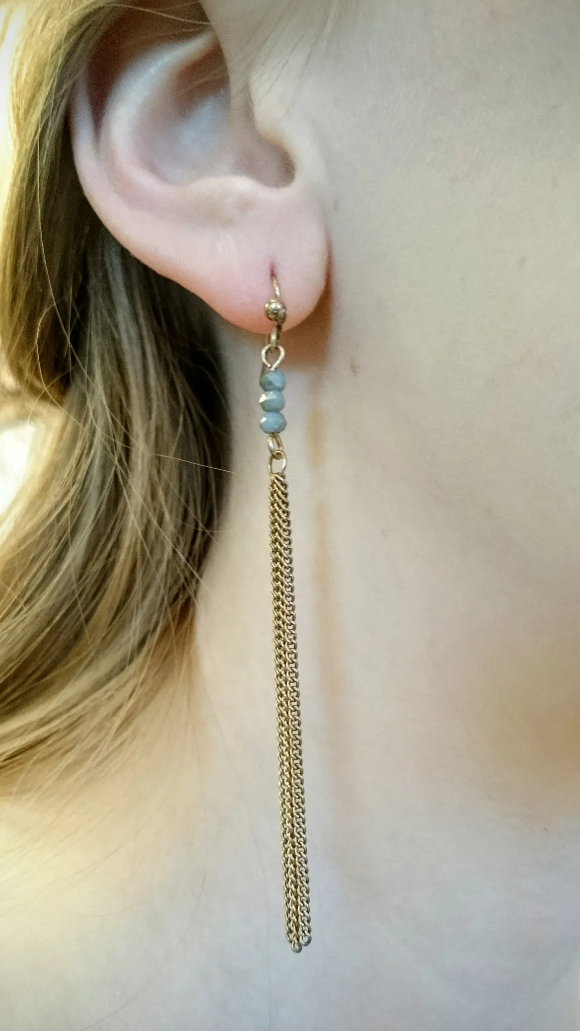 ADO | Fringe Dangle Earrings Gold