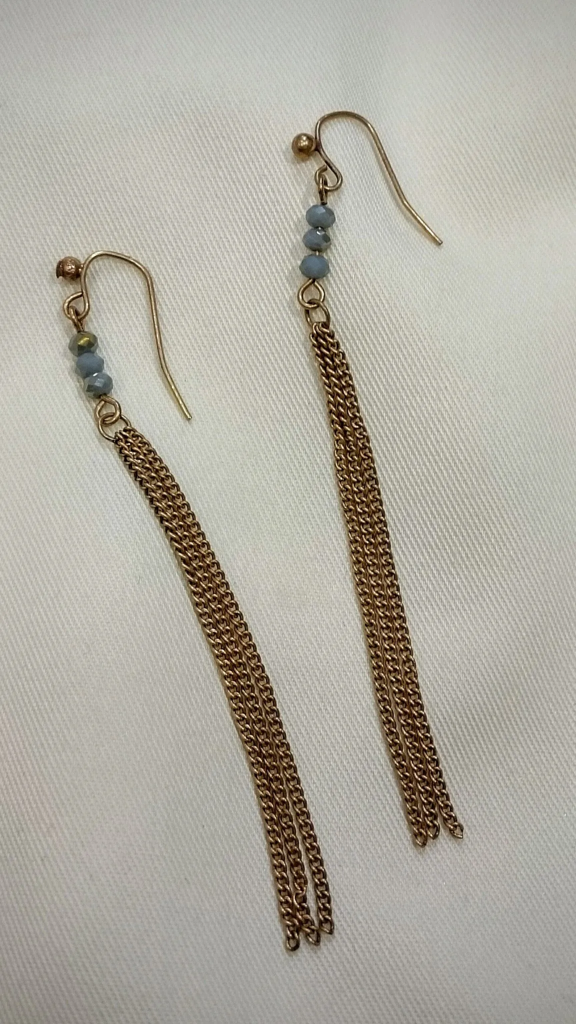 ADO | Fringe Dangle Earrings Gold