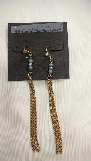 ADO | Fringe Dangle Earrings Gold