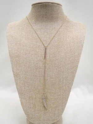 ADO | Gold Horn Necklace