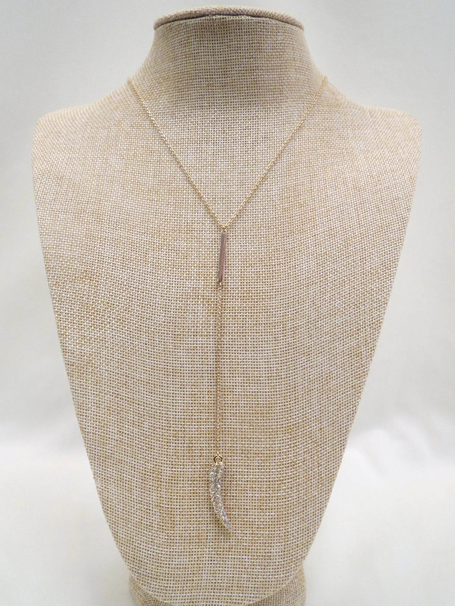ADO | Gold Horn Necklace