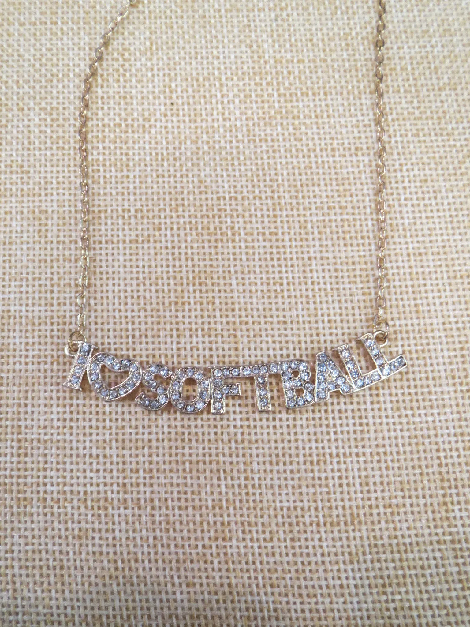 ADO | Hometown Pride Softball Necklace Gold