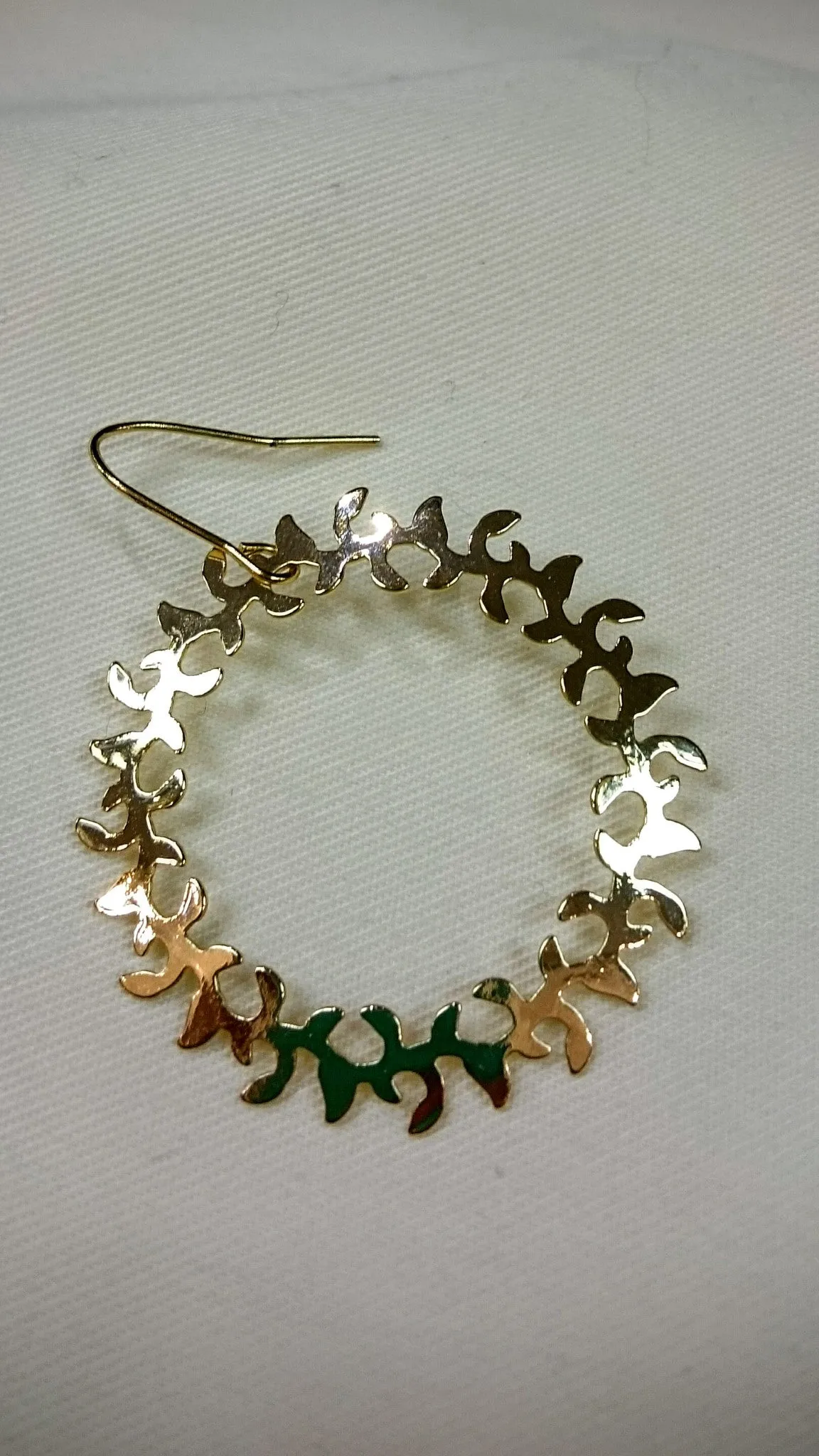 ADO | Hoop Dangle Earrings Gold