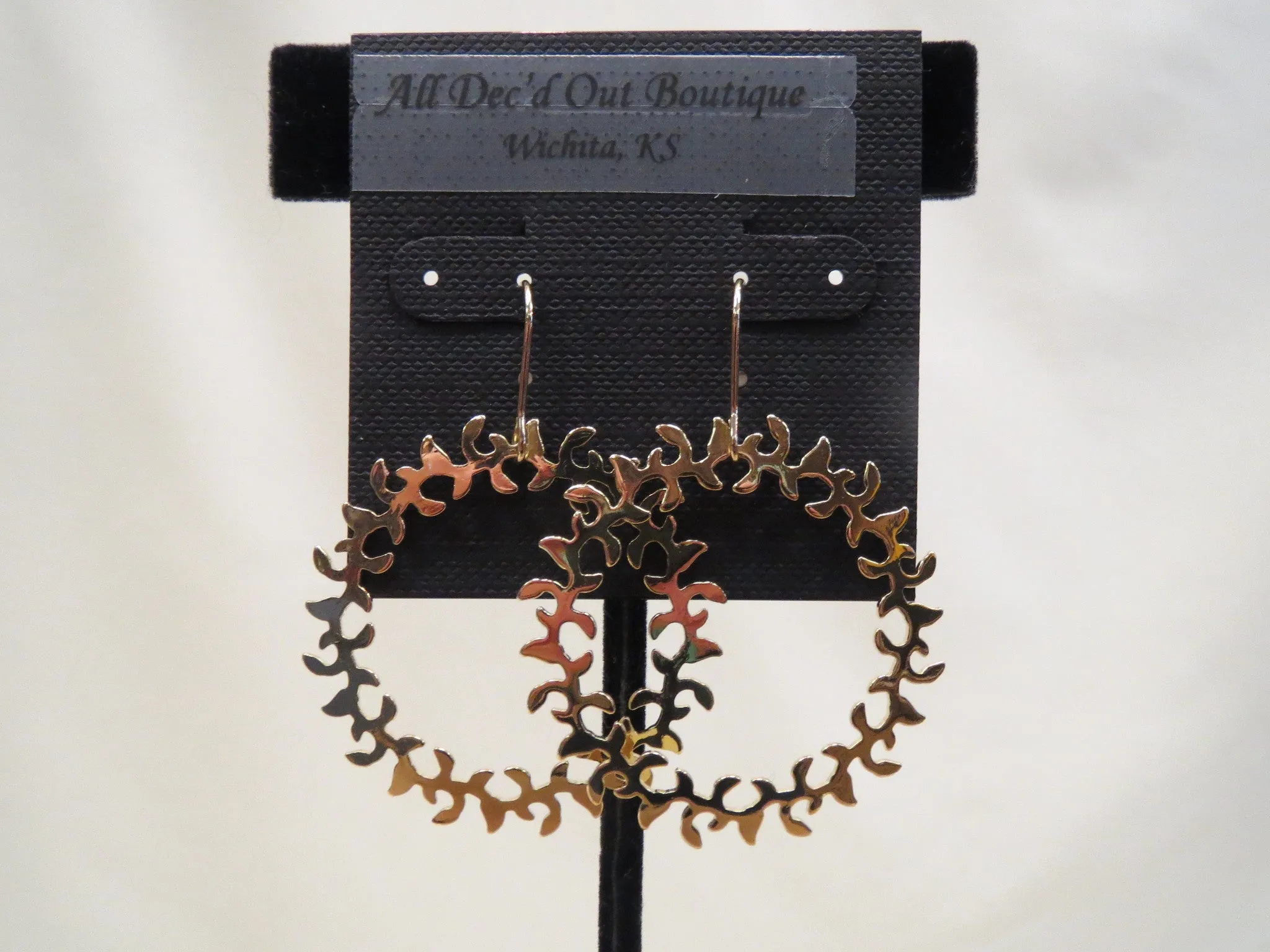 ADO | Hoop Dangle Earrings Gold