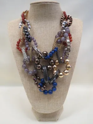 ADO | Multi Colored Mesh Necklace