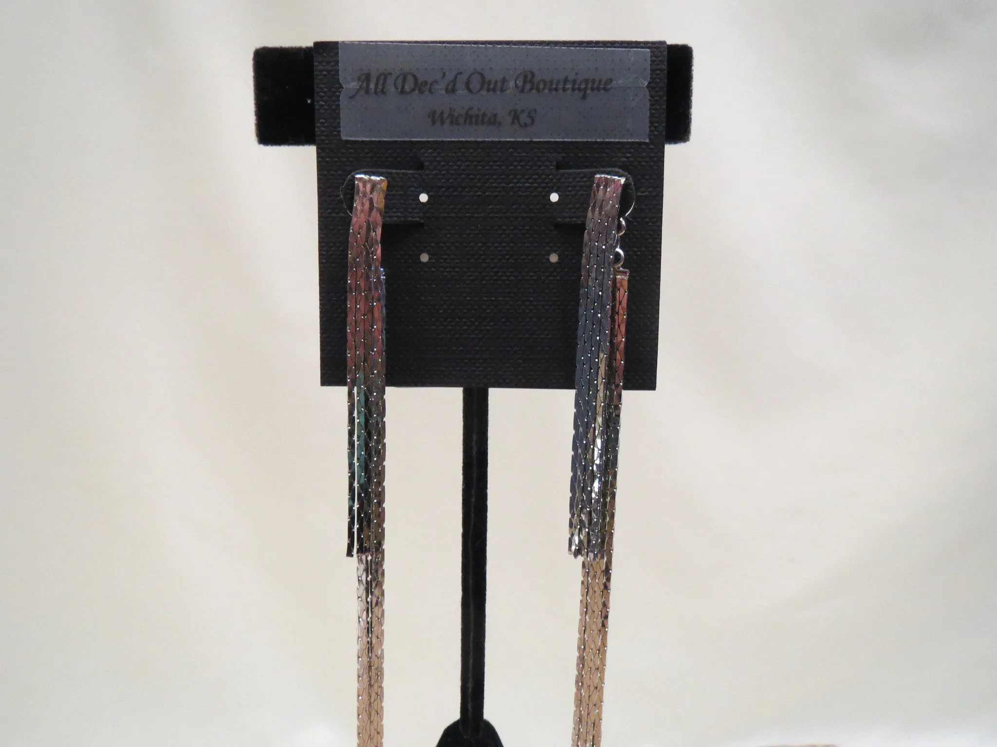ADO | Peekaboo Fringe Earrings Silver