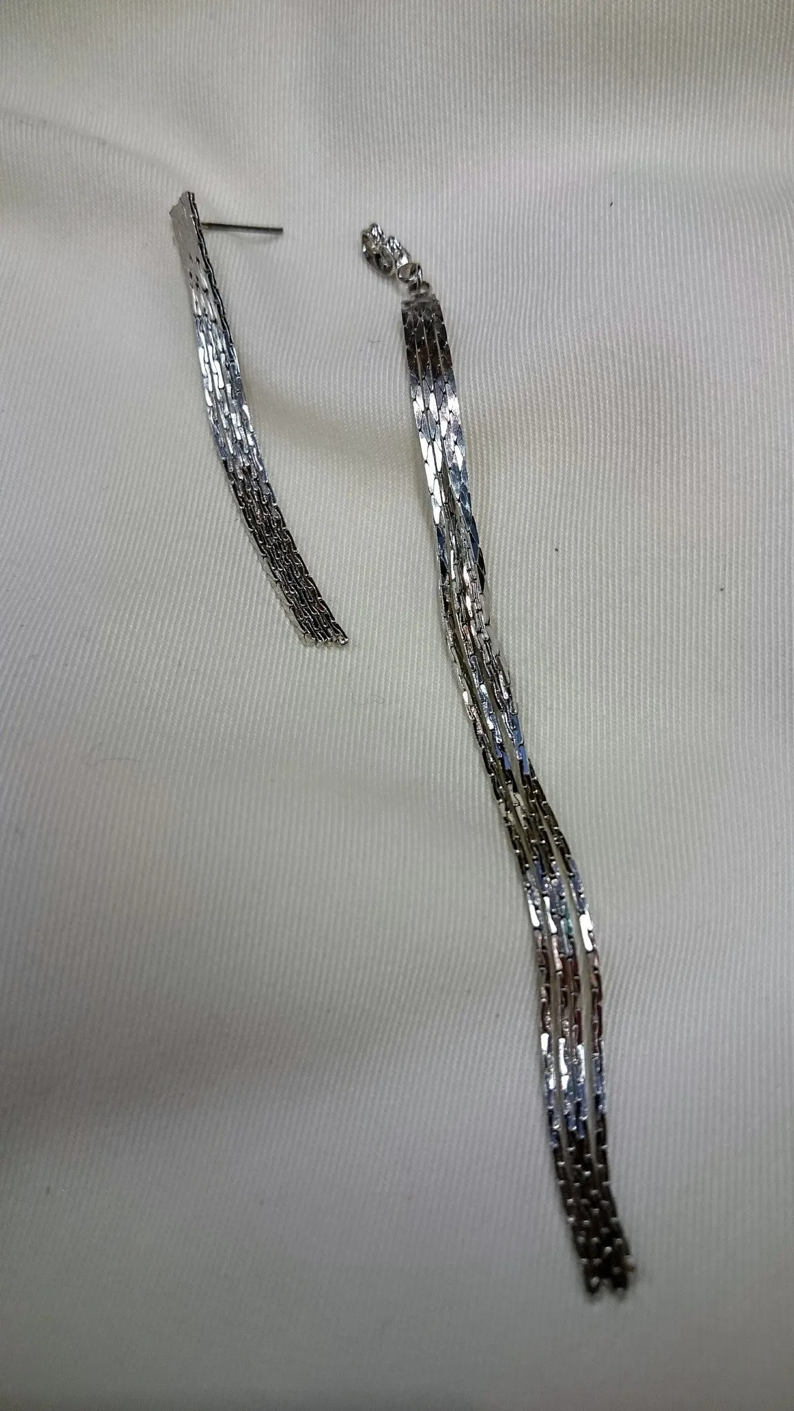 ADO | Peekaboo Fringe Earrings Silver