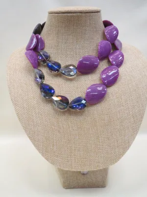 ADO | Purple Stone Necklace