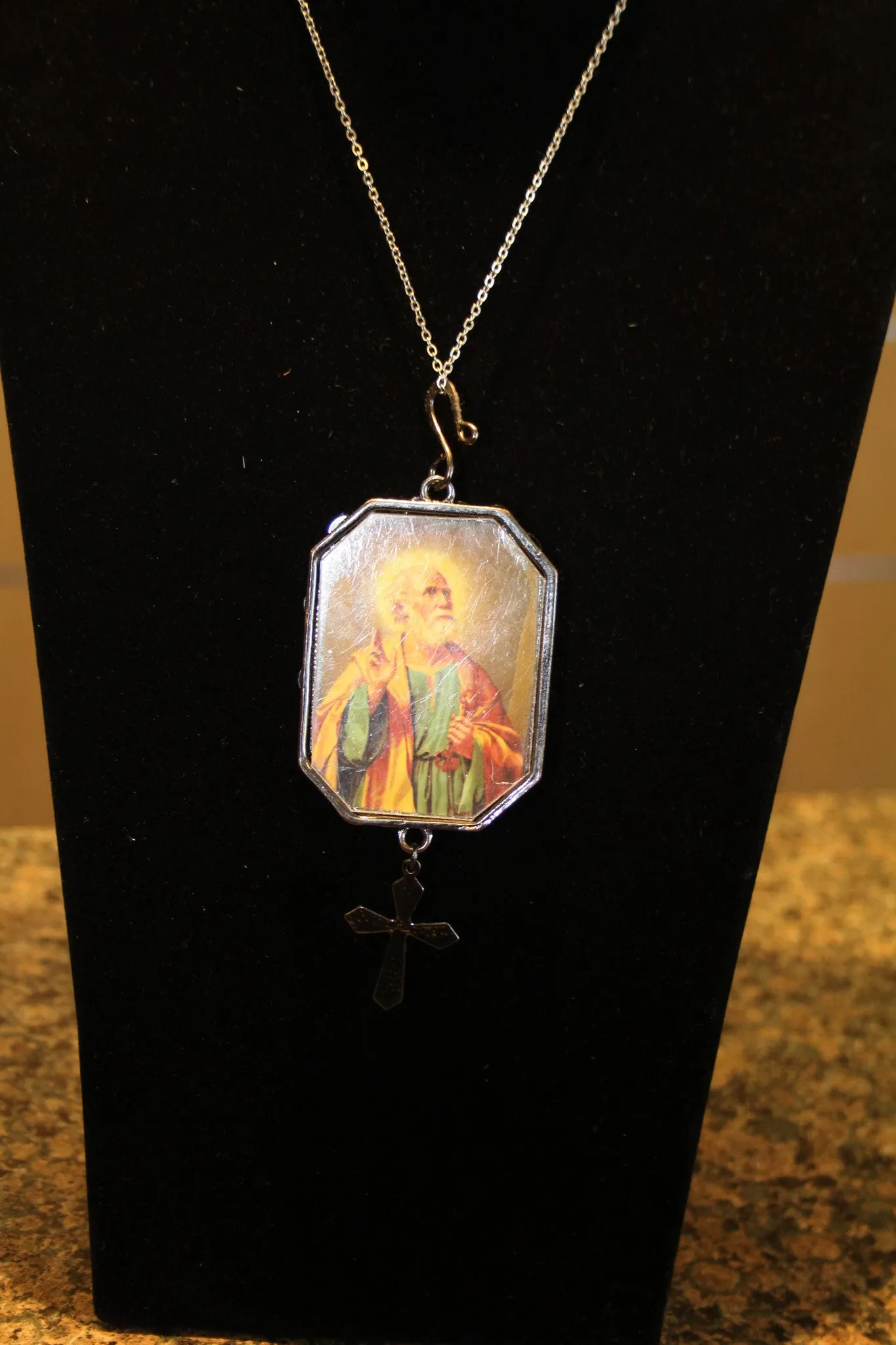 ADO | Shadow Box Cross Charm Pendant