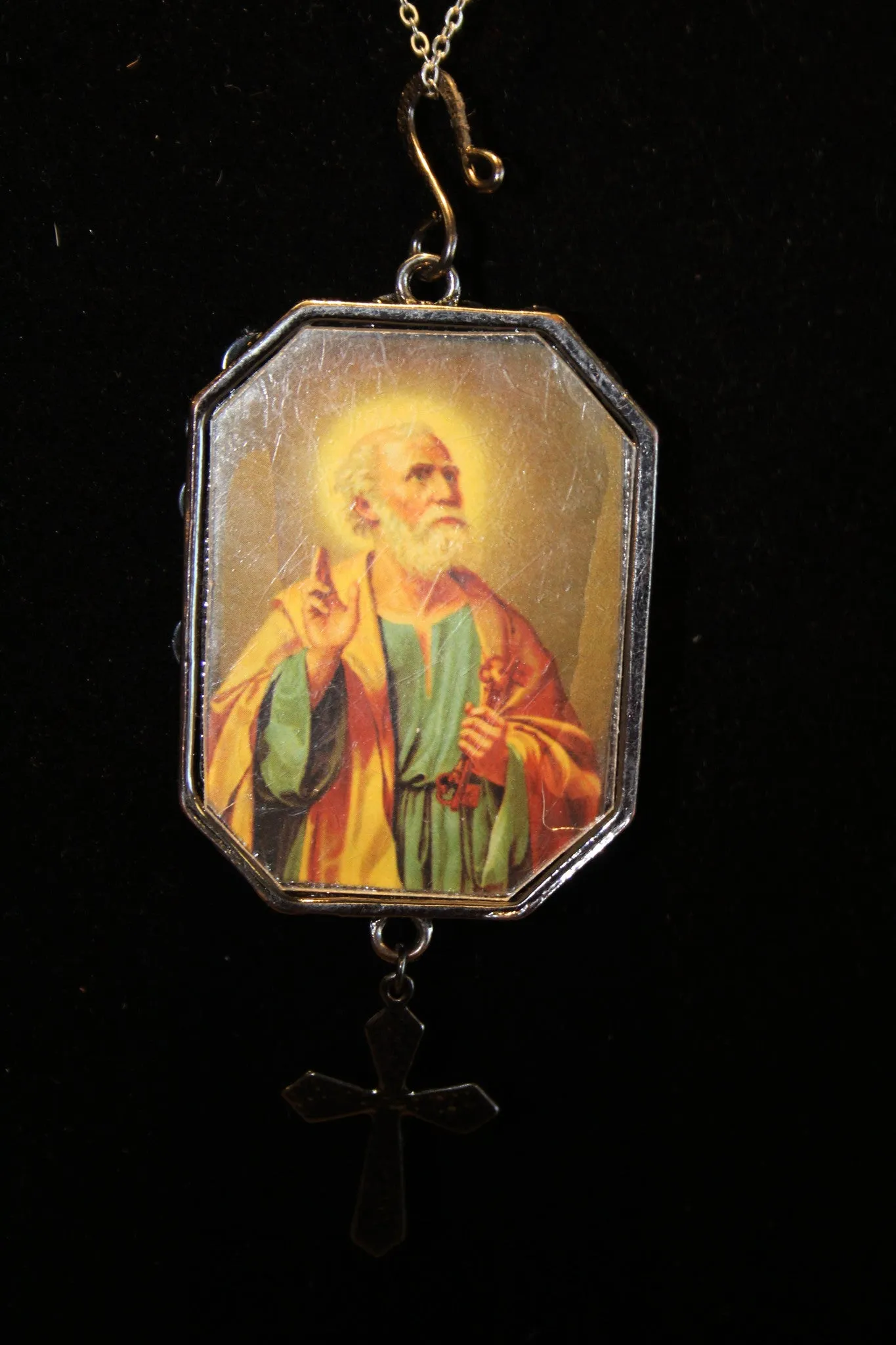 ADO | Shadow Box Cross Charm Pendant