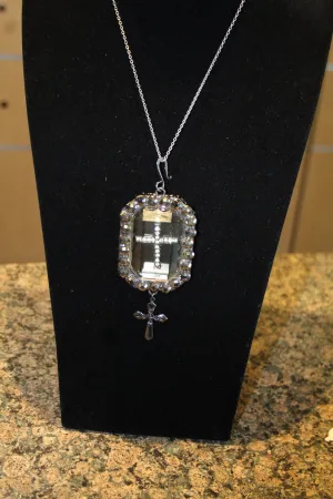 ADO | Shadow Box Cross Charm Pendant