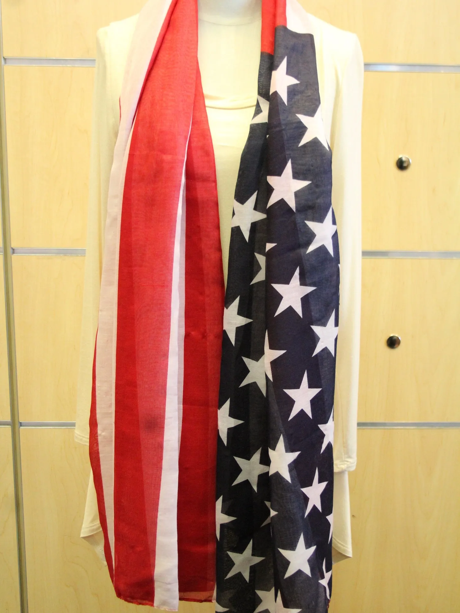 ADO | Wrap American Flag Scarf