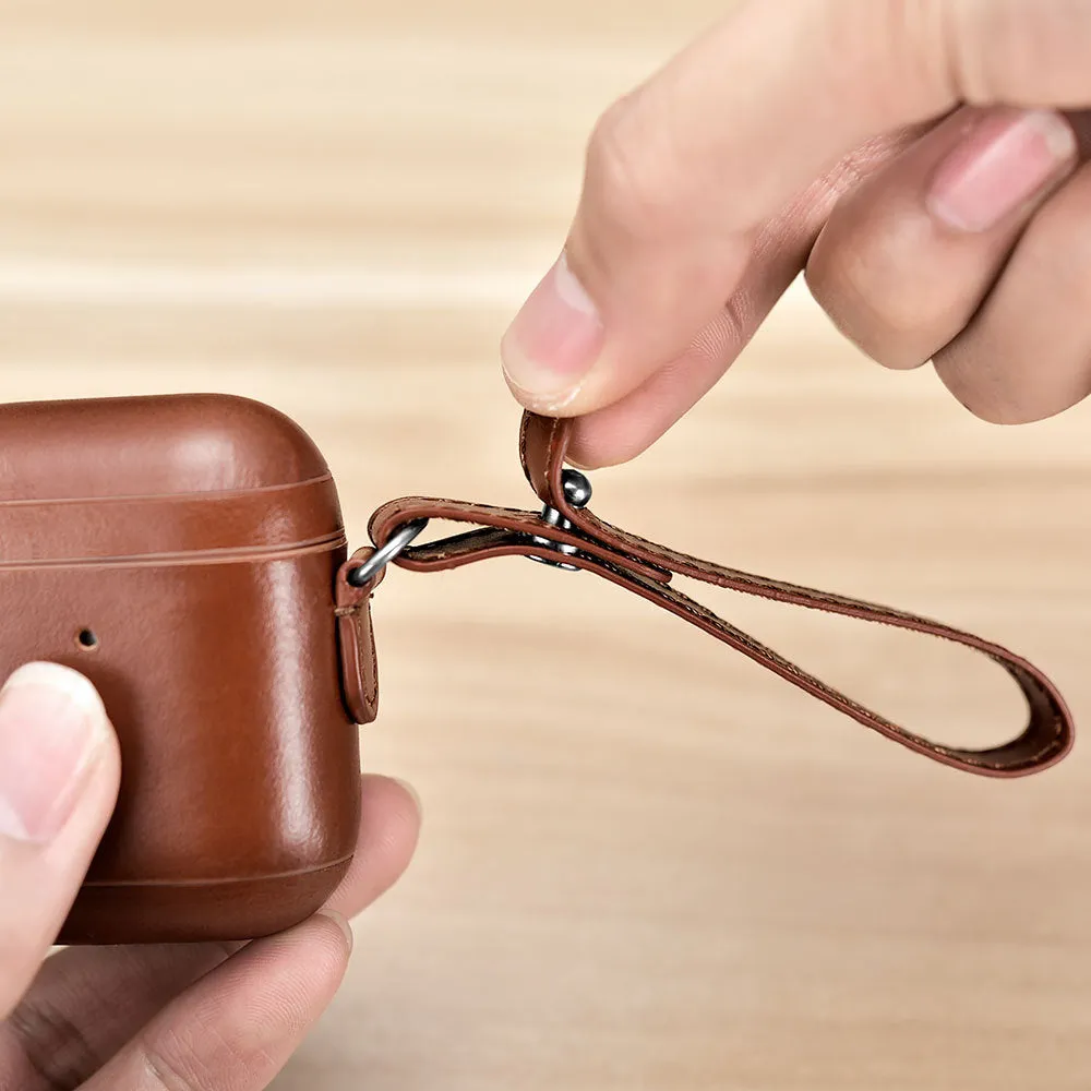 Airpods Leather Case with Strap