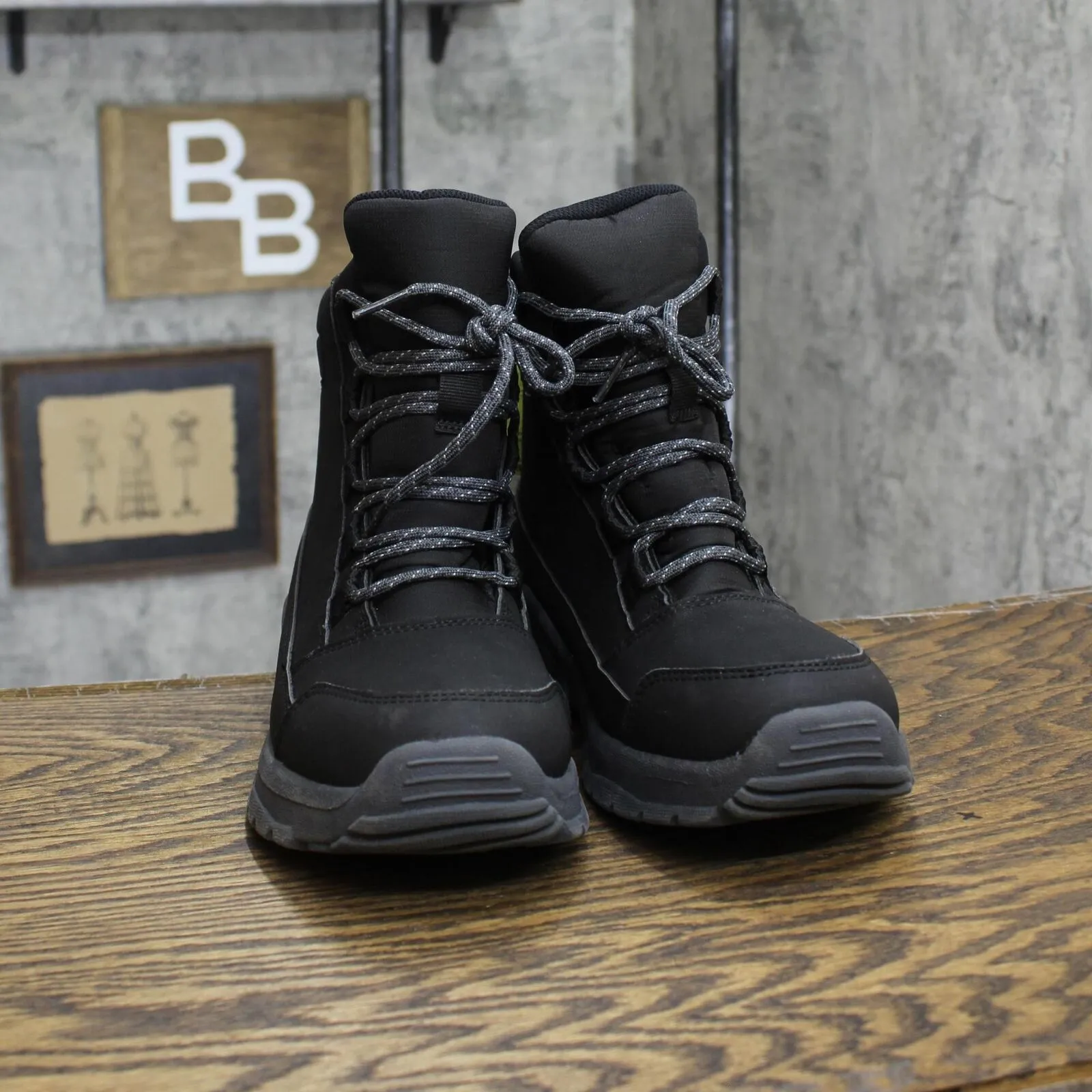 All In Motion Men's Mack Lace-Up Winter Hiker Boots 88235815 Charcoal Gray 7