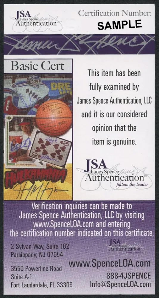 Allen Iverson Philadelphia 76ers Autographed Signed Wilson Basketball JSA COA