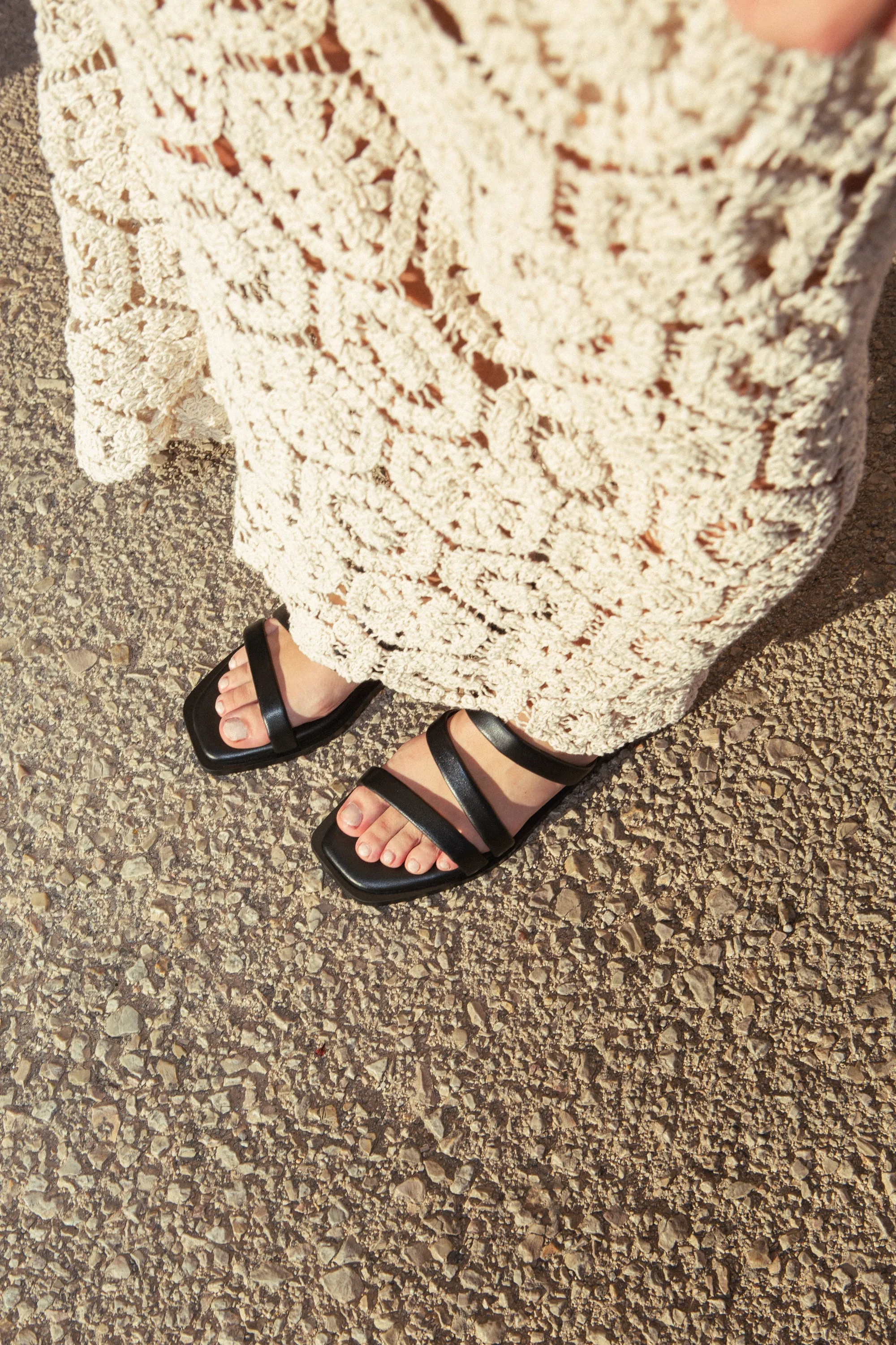 Amalia Black Sandal