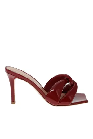 Amour Rouge Leather Mule Sandals