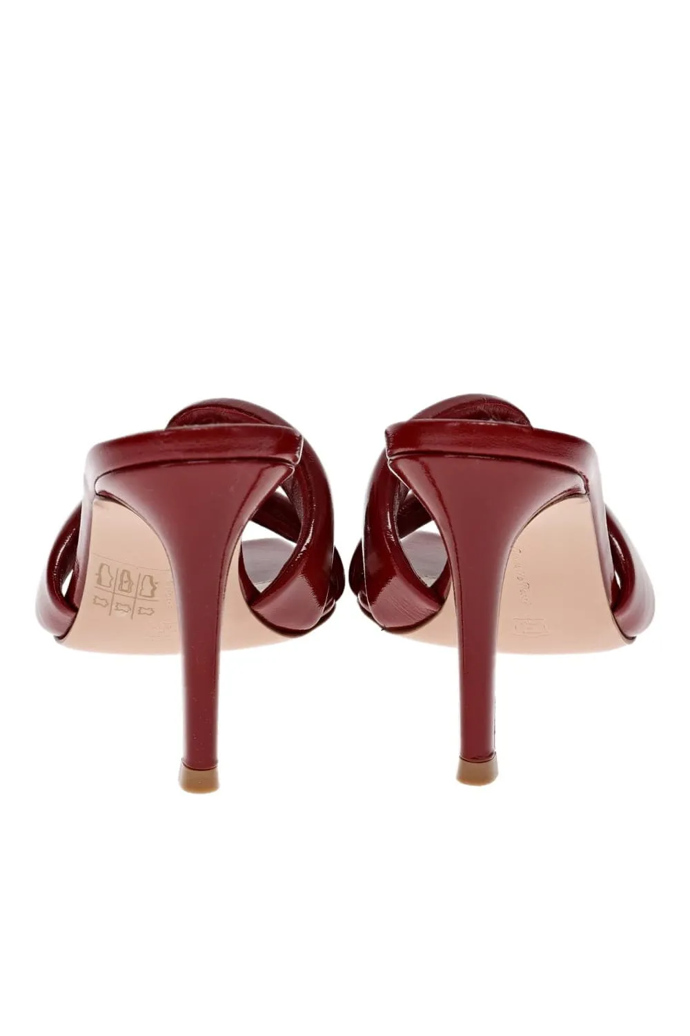 Amour Rouge Leather Mule Sandals