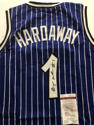 Anfernee Penny Hardaway Signed Autographed Orlando Magic Basketball Jersey (JSA COA)