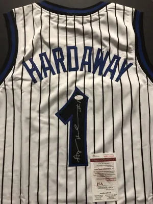 Anfernee Penny Hardaway Signed Autographed Orlando Magic Basketball Jersey (JSA COA)