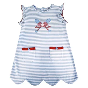 Baseball Girl's A-Line Dress