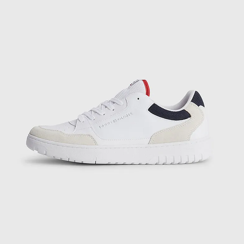 Basket Mixed Cupsole - White