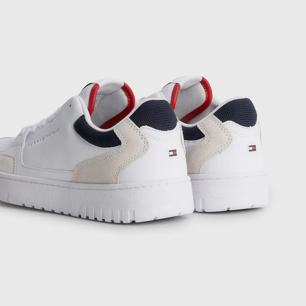 Basket Mixed Cupsole - White
