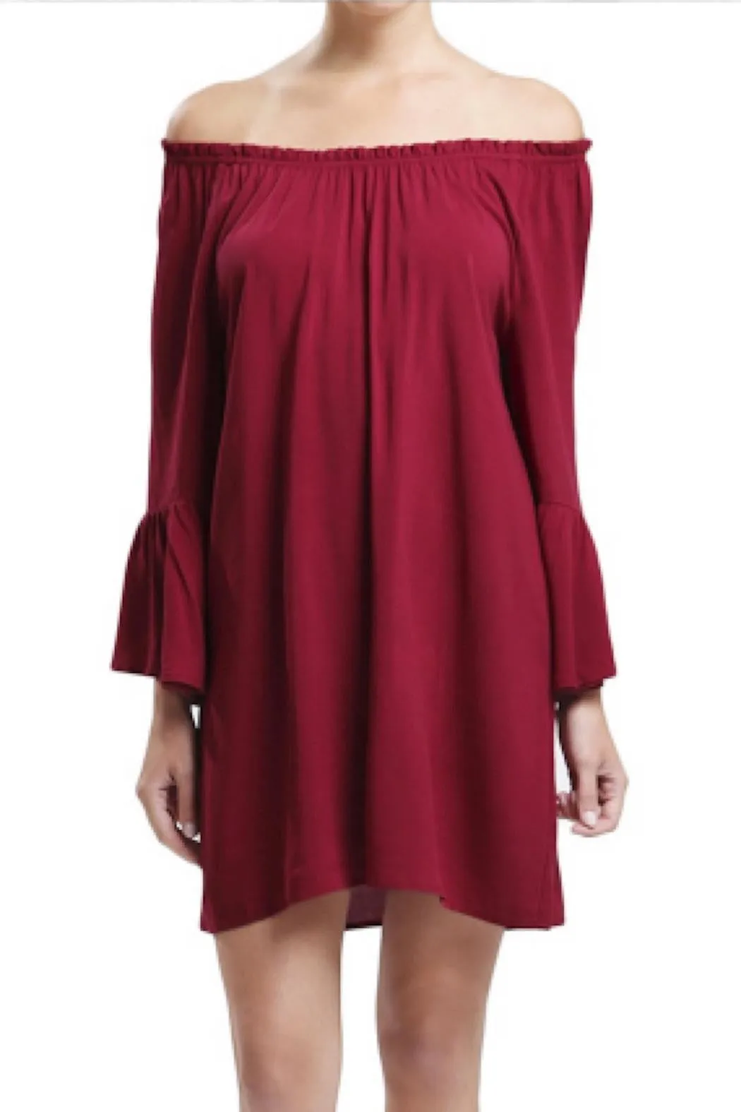 Blu Pepper | Burgundy Tunic Dress