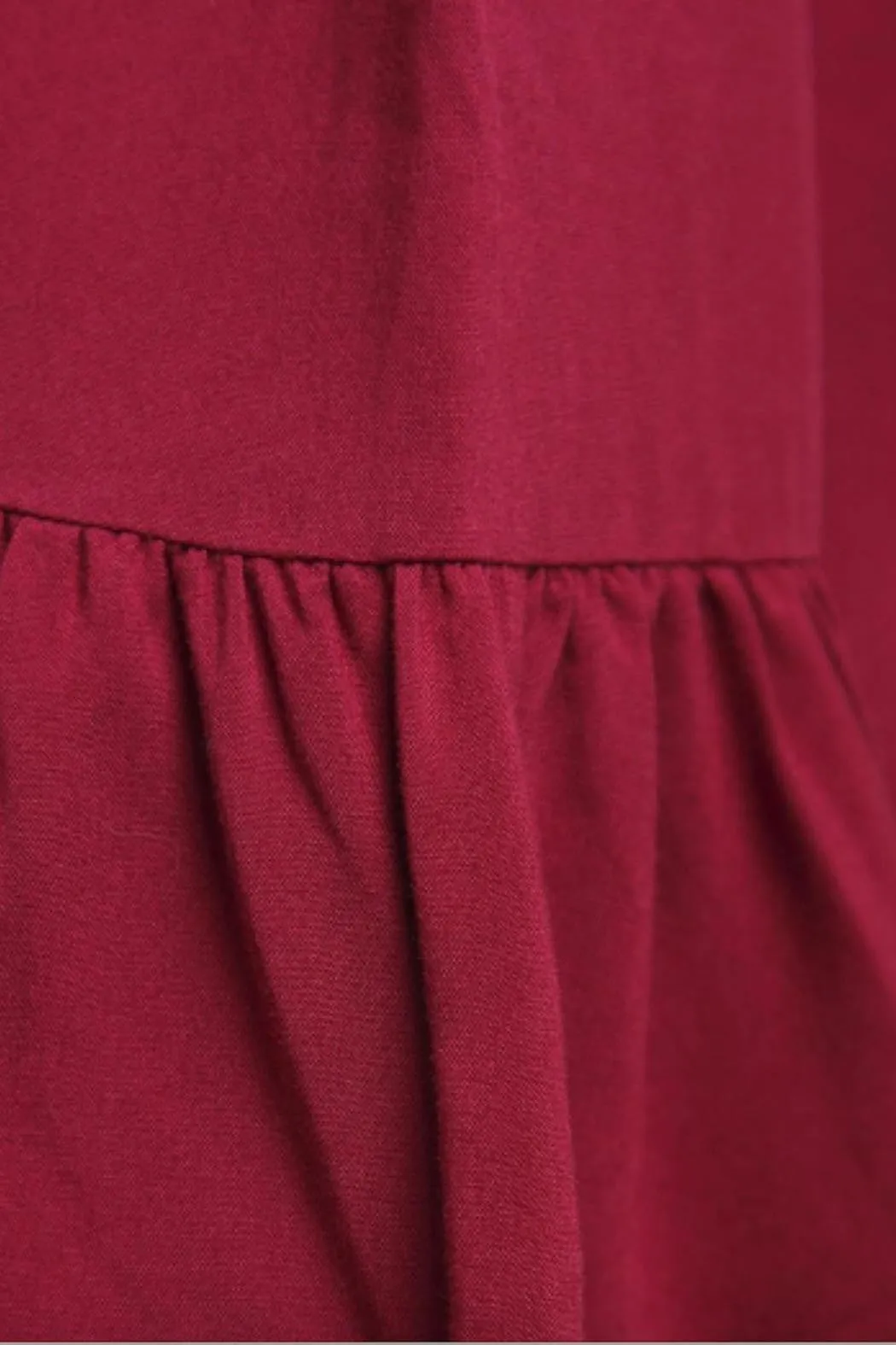 Blu Pepper | Burgundy Tunic Dress
