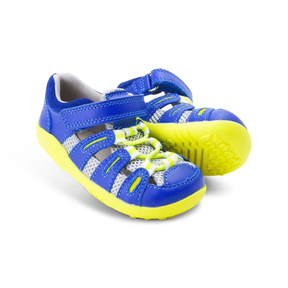 Bobux Step Up Summit Blueberry   Neon Sandals