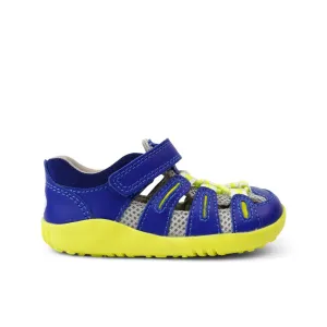 Bobux Step Up Summit Blueberry   Neon Sandals