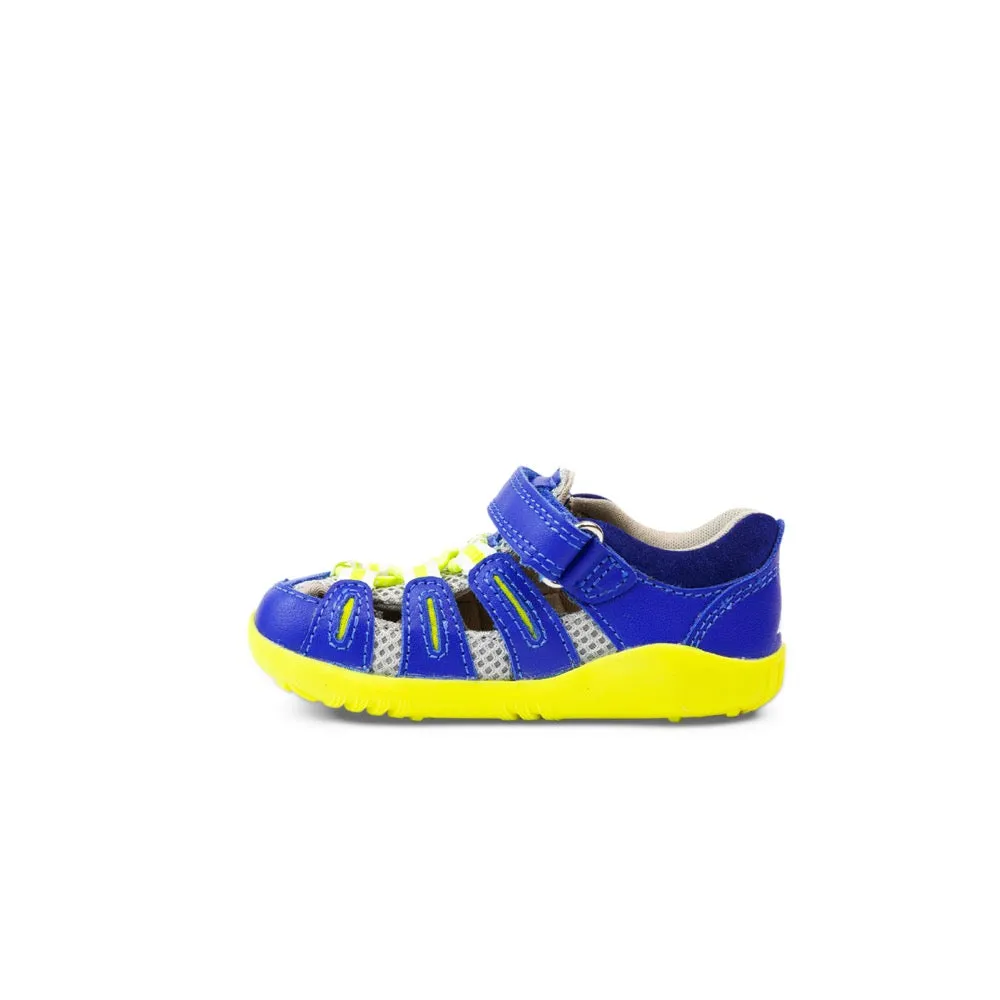 Bobux Step Up Summit Blueberry   Neon Sandals