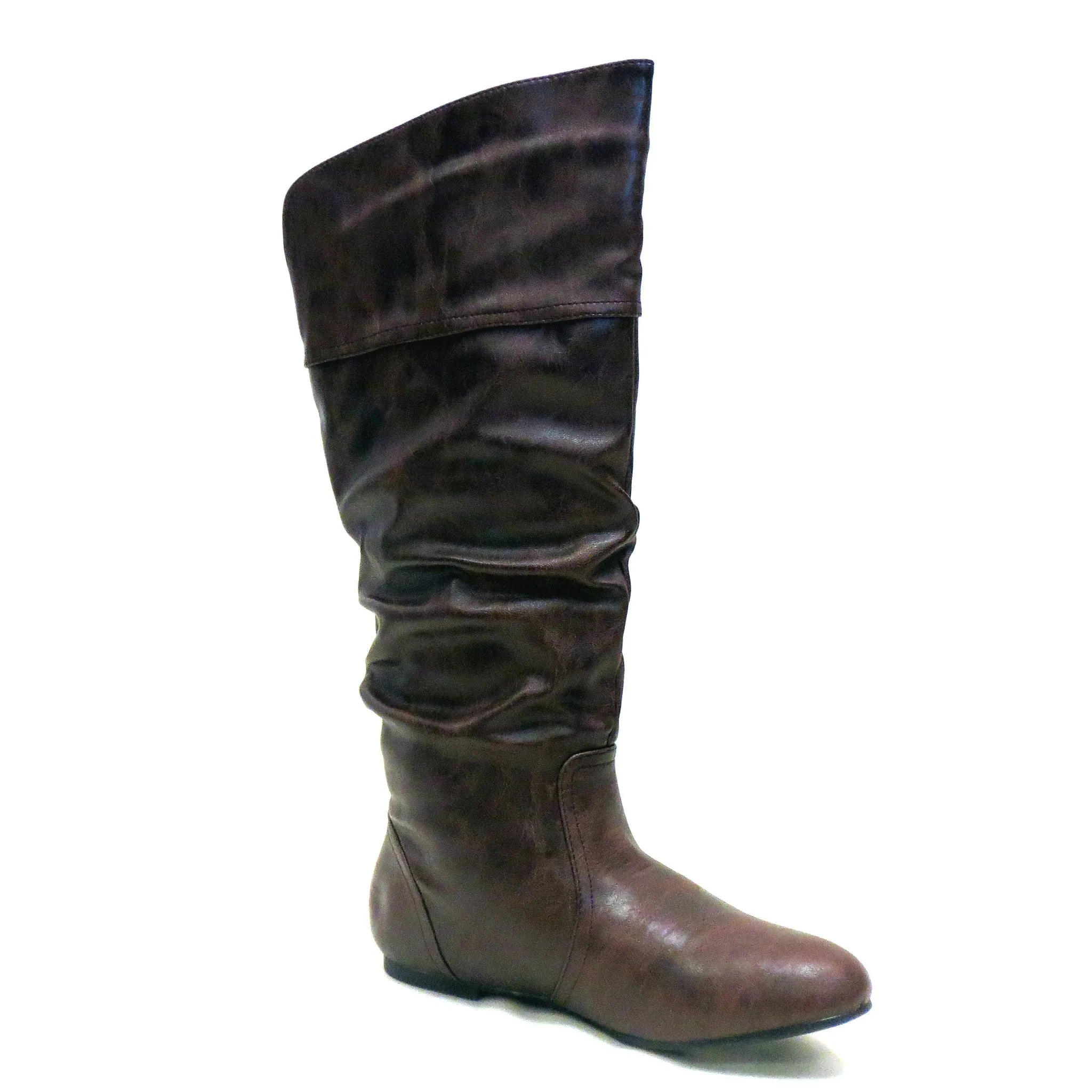 Bonnibel | Danniz Mid-Calf Slouchy Boot Brown