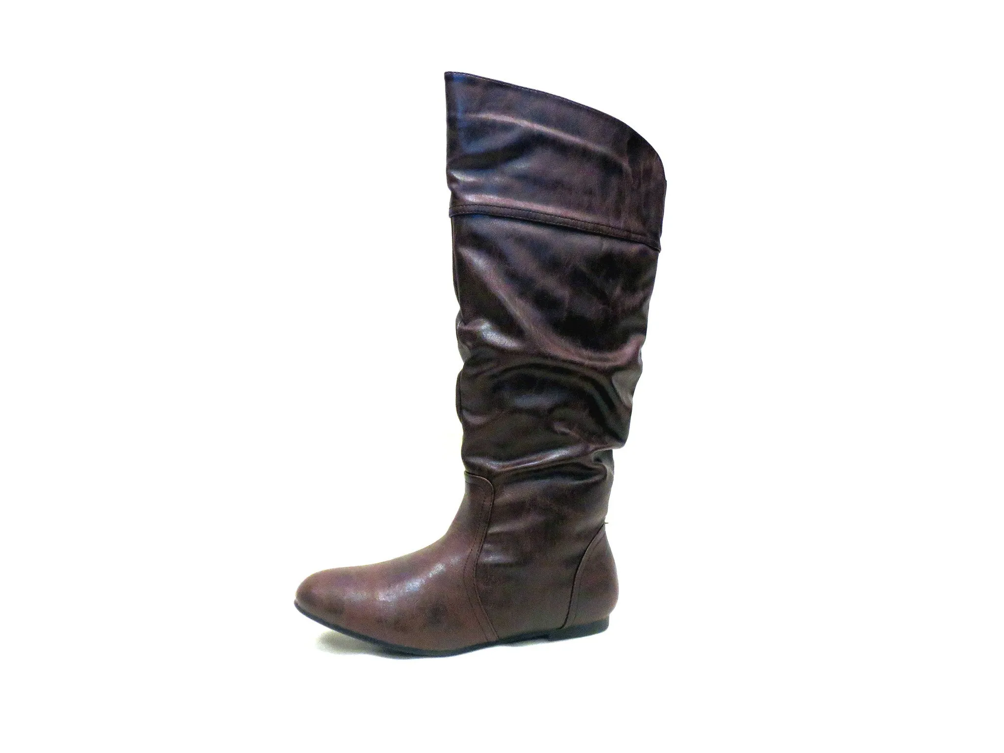 Bonnibel | Danniz Mid-Calf Slouchy Boot Brown
