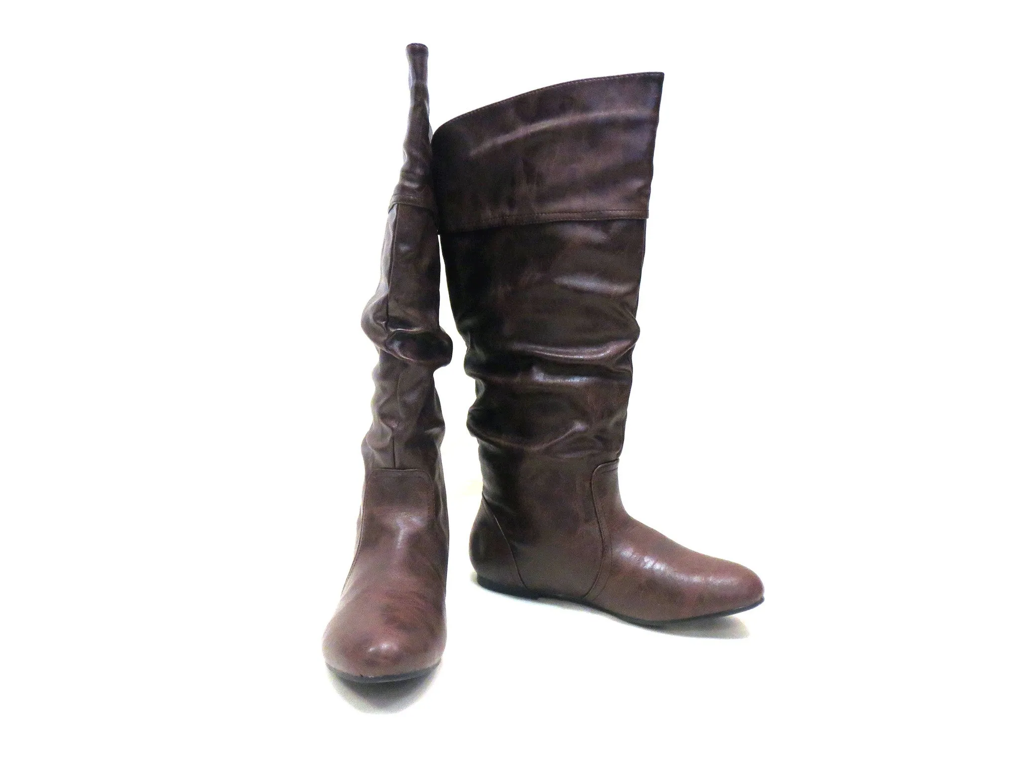 Bonnibel | Danniz Mid-Calf Slouchy Boot Brown