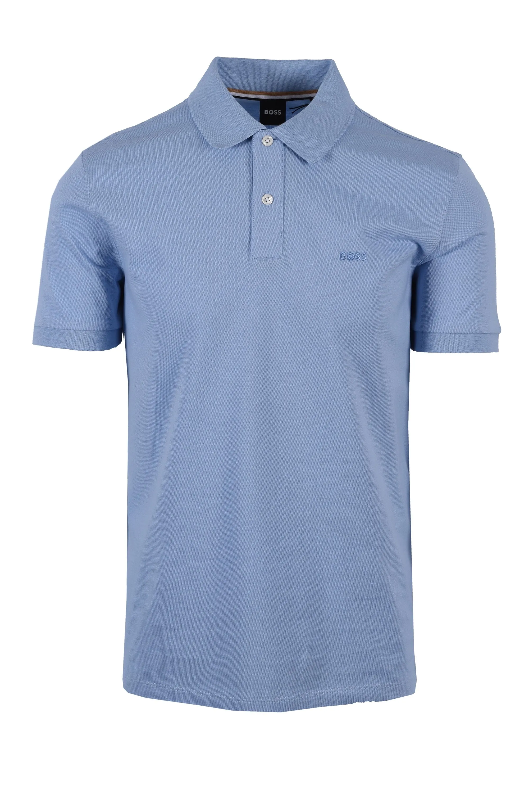 Boss Pallas Polo Shirt Open Blue