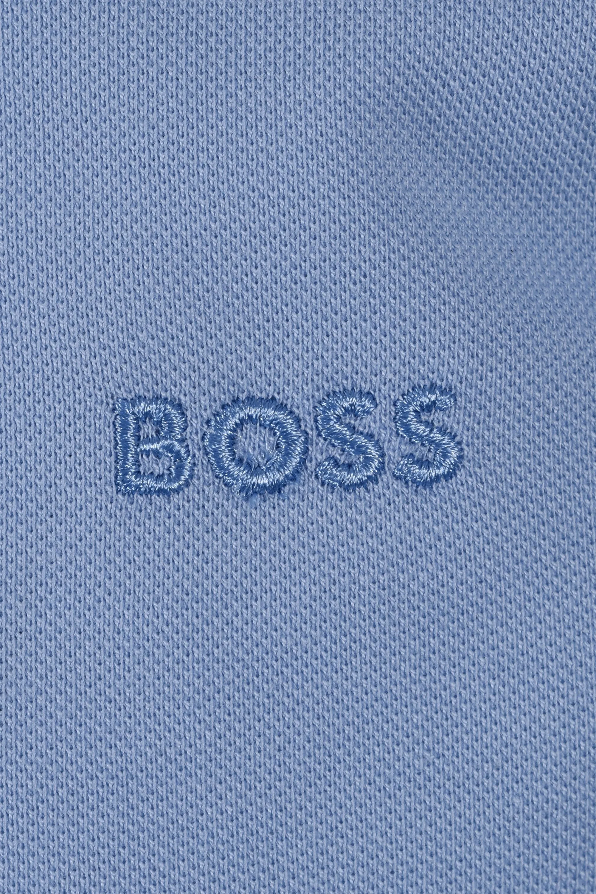 Boss Pallas Polo Shirt Open Blue