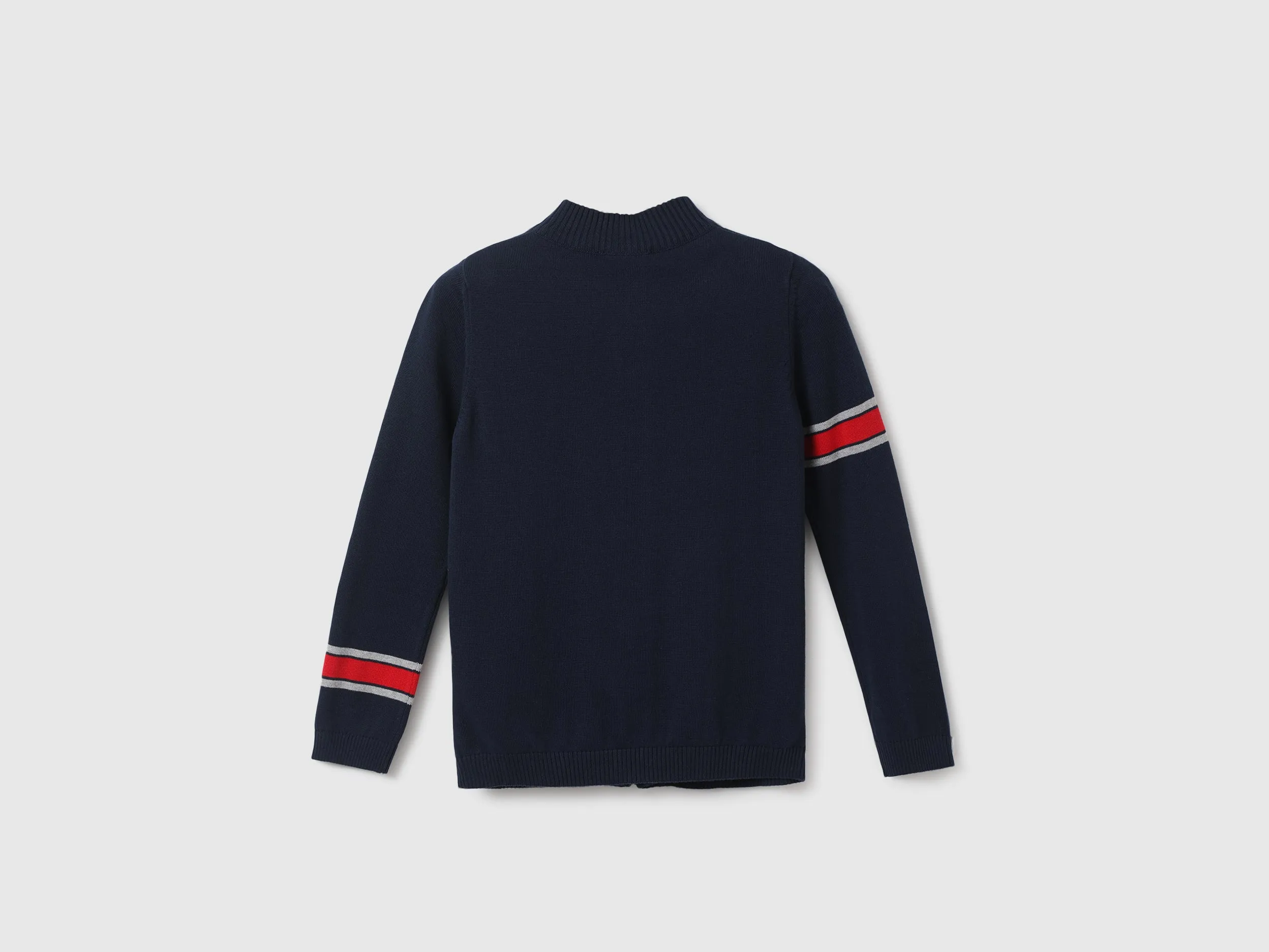Boys Printed Mock Neck Sweatshirt