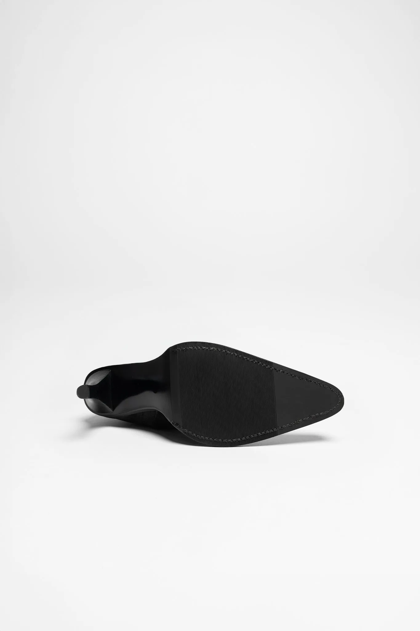BRAVO Damen Lederstiefelette Schwarz