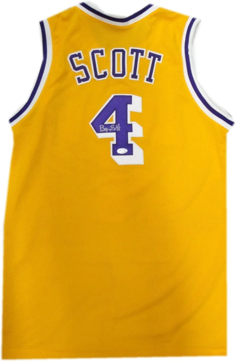Byron Scott Signed Autographed Los Angeles Lakers Basketball Jersey (PSA/DNA COA)
